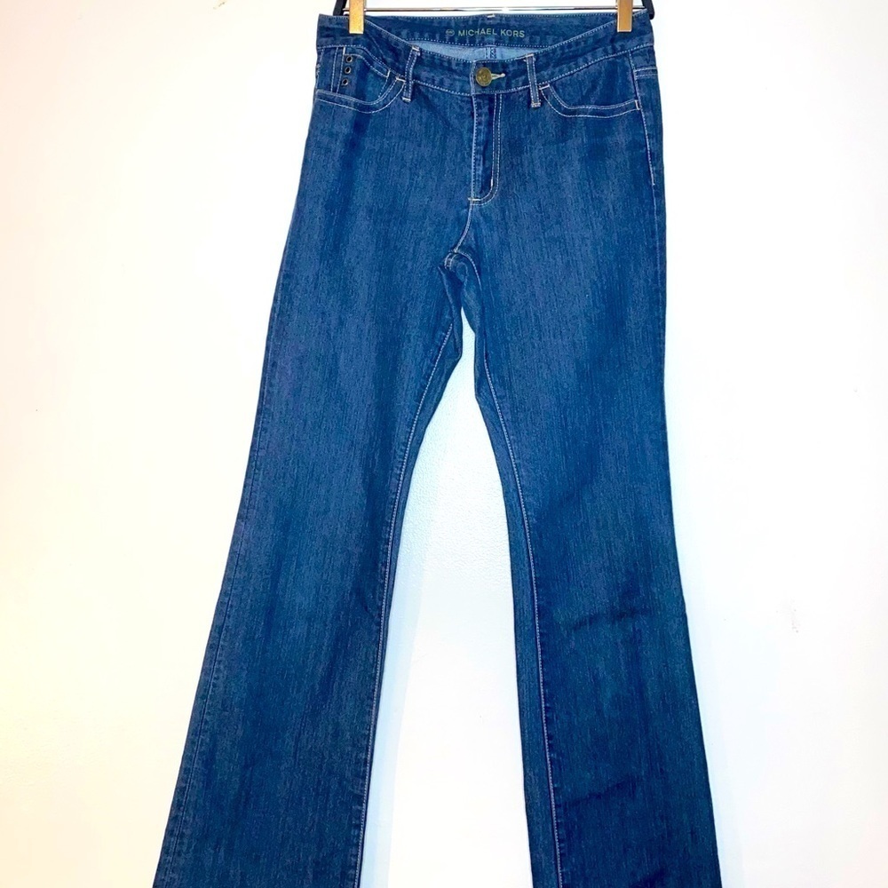 Micheal Kors Boot Cut Flare Leg Denim Jeans Size 6